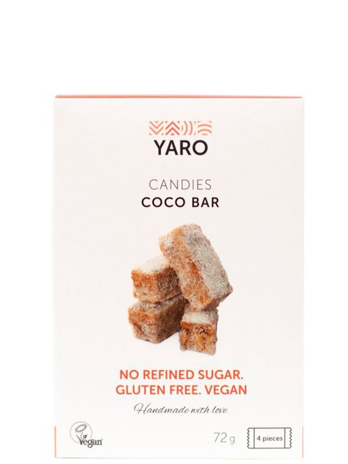 Цукерки Кокос Бар / Coco Bar, Yaro, 72г Цукерки Кокос Бар / Coco Bar, Yaro, 72г фото