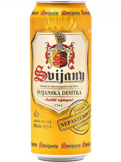Пиво Свиянска Деситка, Свияны / Svijanska Desitka, Svijany, ж/б, 4%, 0.5л Пиво Свиянска Деситка, Свияны / Svijanska Desitka, Svijany, ж/б, 4%, 0.5л фото