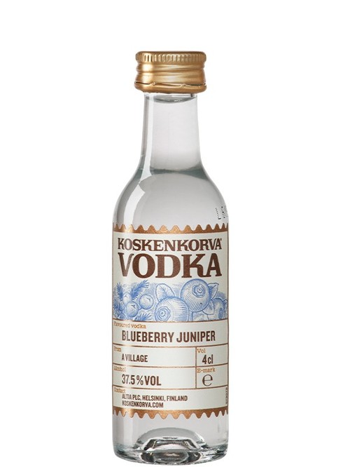 Горілка Коскенкорва, Чорниця-Ялівець / Koskenkorva, Blueberry-Juniper, 37.5%, 0.04л фото