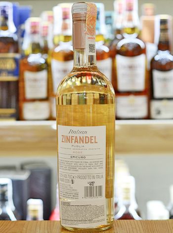 Epicuro Zinfandel Rose розовое сухое вино 0.75л | OKwine