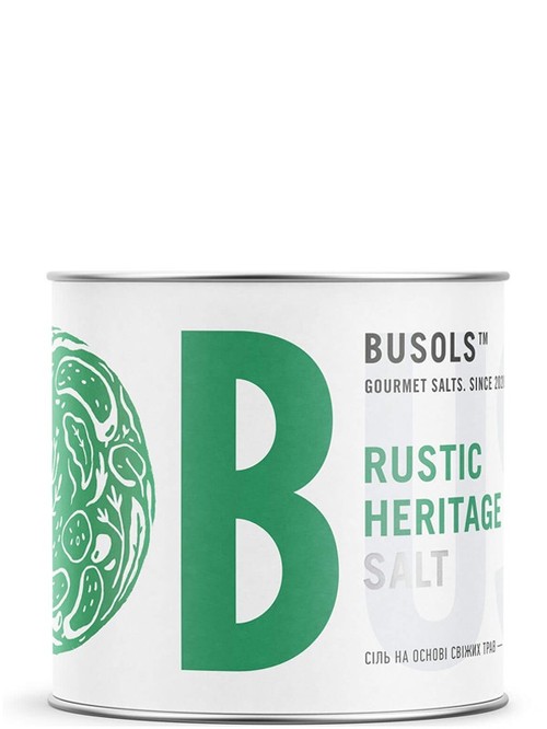 Соль с укропом, кинзой и зеленым луком Rustic Heritage Salt, Busols, 200г фото