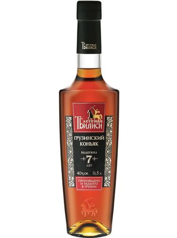 Легенда Тбилиси 7 лет купить грузинский коньяк 0.5л | OKwine