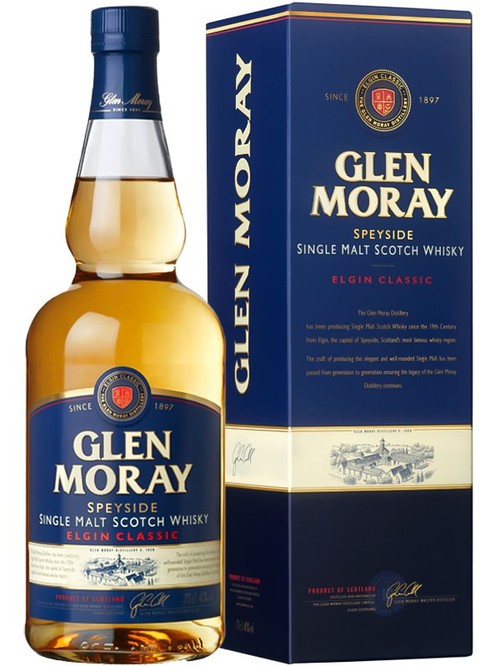 Віскі Глен Морей, Классік / Glen Moray, Classic, 40%, 0.7л, в коробці фото