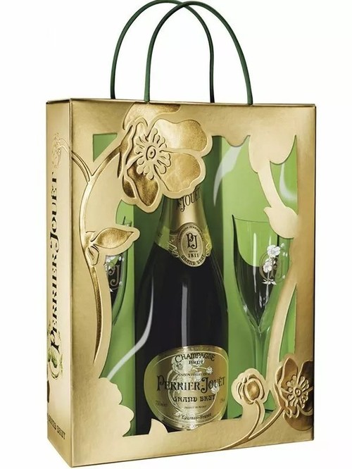 Шампанское Гранд брют Перье-Жуэт / Grand Brut, Perrier Jouet, белое брют 0.75л в подарочной коробке фото