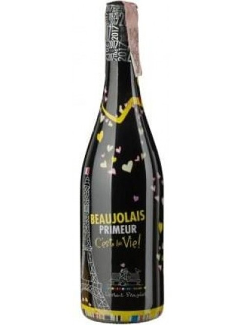 Вино Божоле Нуво Премье / Beaujolais Nouveau Primeur, 2016, C'est, красное сухое 12% 0.75л