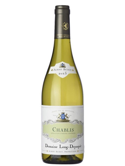 Вино Домен Лон-Депакі, Шаблі / Domaine Long-Depaquit, Chablis, Albert Bichot, 2015 року, біле сухе 0.75л Вино Домен Лон-Депакі, Шаблі / Domaine Long-Depaquit, Chablis, Albert Bichot, 2015 року, біле сухе 0.75л фото