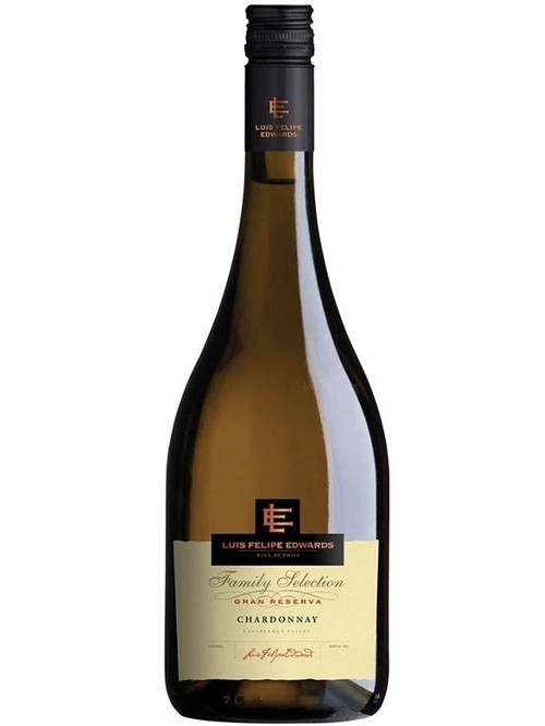 Вино Шардоне "Гран Ресерва" / Chardonnay "Gran Reserva", Luis Felipe Edwards, біле сухе 14% 0.75л