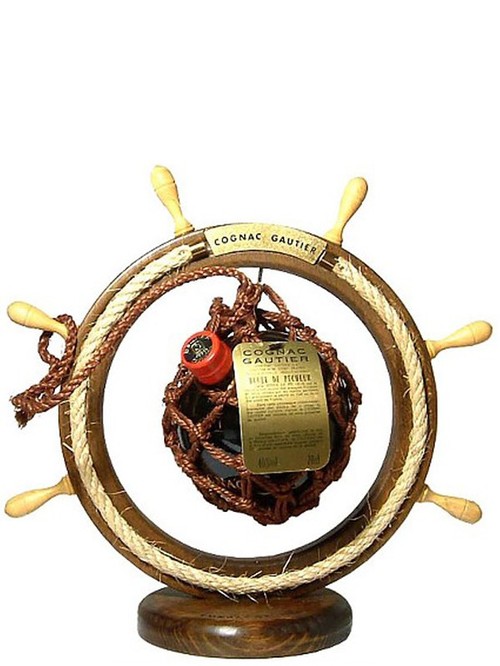 Коньяк "Корабельний Штурвал", Готьє / Ship's Wheel, Gautier, VSOP, 0.7л, в подарунковій коробці Коньяк "Корабельний Штурвал", Готьє / Ship's Wheel, Gautier, VSOP, 0.7л, в подарунковій коробці фото