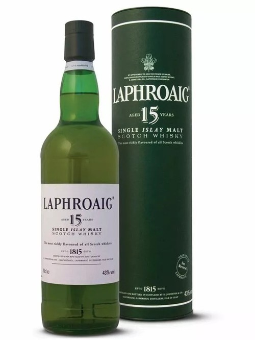 Виски Laphroaig Malt / Лафройг Молт, 15 лет, 43%, 0.7л