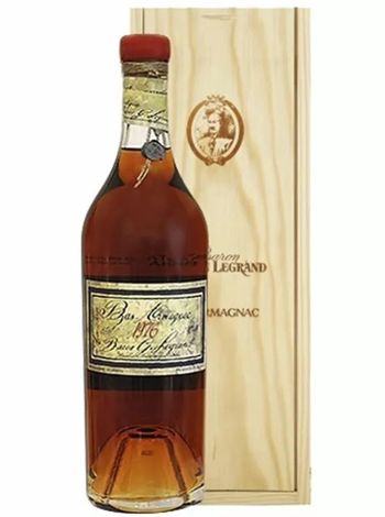 Купить арманьяк Baron Gaston Legrand, 1976 года, 0.7л, в коробке