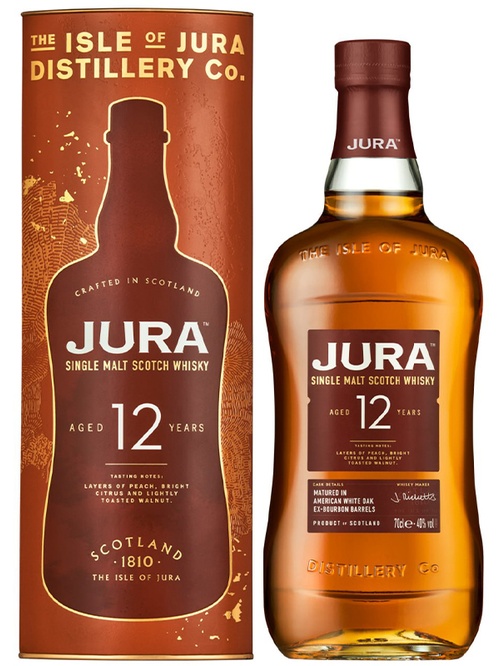 Виски Джура, 12 лет / Jura, 12 years, 40% 0.7л в тубусе Виски Джура, 12 лет / Jura, 12 years, 40% 0.7л в тубусе фото