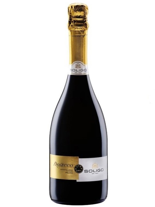 Ігристе вино Просекко Тревізо / Prosecco Treviso, Soligo, біле екстра сухе 0.75л