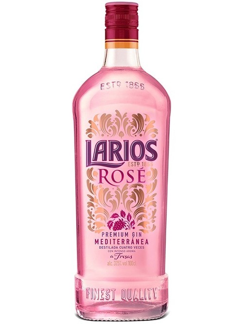 Джин Ларіос, Розе / Larios, Rose, 37.5%, 0.7л фото