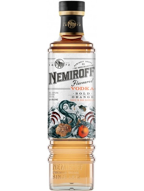 Настойка Терпкий апельсин, Де Люкс / Bold Orange, De Luxe, Nemiroff, 40%, 0.5л Настойка Терпкий апельсин, Де Люкс / Bold Orange, De Luxe, Nemiroff, 40%, 0.5л фото