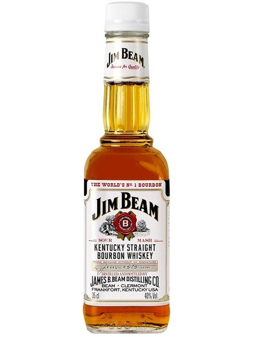 Бурбон Джим Бим, Уайт / Jim Beam, White, 4 года, 40%, 0.35л Бурбон Джим Бим, Уайт / Jim Beam, White, 4 года, 40%, 0.35л фото