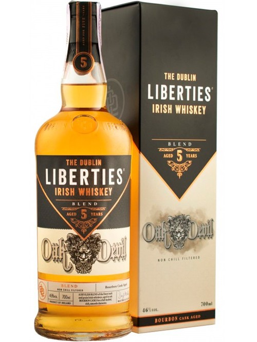 Віскі "Зе Даблін Лібертіс" Оак Девіл / "The Dublin Liberties" Oak Devil, 46%, 0.7л в коробці