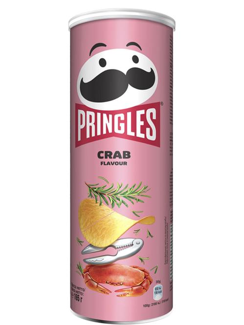 Чипсы со вкусом краба, Pringles, 165г фото