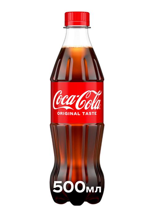 Напиток Кока-Кола / Coca-Cola, ПЭТ, 0.5л фото