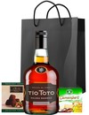 Акційний набір (7.5%) Бренді Tio Toto, Solera Reserva, Jose Estevez, 36%, 0.7л + Трюфелі з шматочками лісового горіха, Chocolate Inspiration, 200г + Сир Camembert, Kaserei, 125г_photo_1