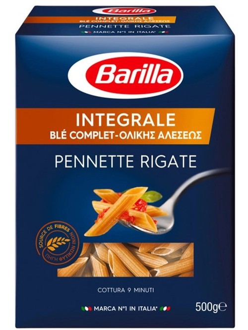 Макаронные изделия Пеннетте Ригате, Интеграле / Pennette Rigate, Integrale, Barilla, 500г Макаронные изделия Пеннетте Ригате, Интеграле / Pennette Rigate, Integrale, Barilla, 500г фото