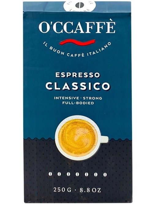 Кава мелена O'CCaffe, Espresso Classico, 250г Кава мелена O'CCaffe, Espresso Classico, 250г фото