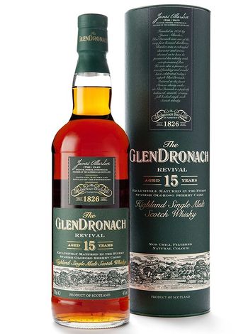 GLENDRONACH Revival Бутик® Винний | 700ml 46.0% - Revival 15 Glendronach Віскі 12年 Original & 15年 ウイスキー