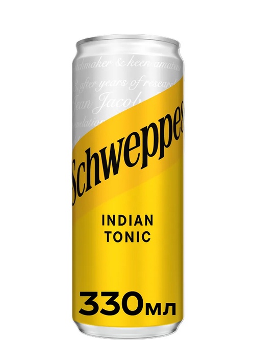 Напій газований Швепс, Індіан Тонік / Schweppes, Indian Tonic, 0.33л фото