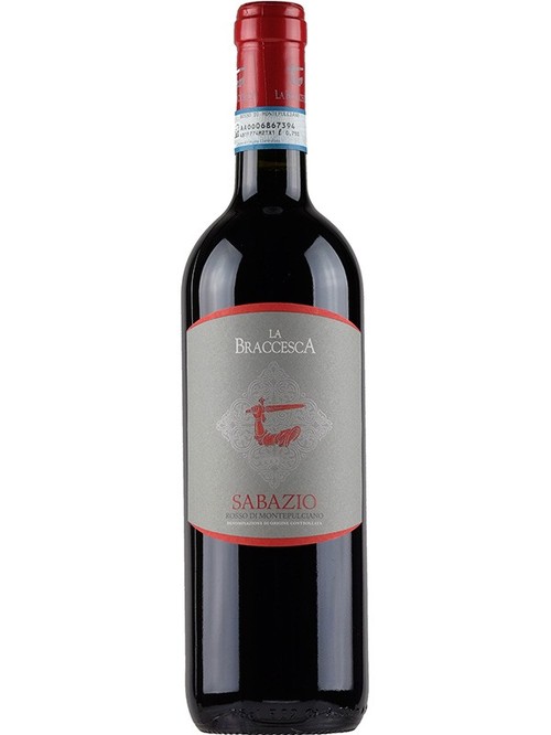Вино Россо ди Монтепульчано / Rosso di Montepulciano, Sabazio, La Braccesca красное сухое 0.75л фото