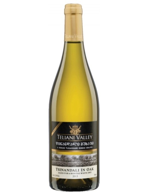 Вино Цинандали в дубовых бочках, Teliani Valley, белое сухое 12.5% 0.75л Вино Цинандали в дубовых бочках, Teliani Valley, белое сухое 12.5% 0.75л фото