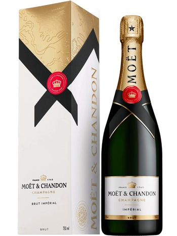 MOËT & CHANDON BRUT 750mI 12本 4時間セール Шампанское Moet & Chandon, Imperial, белое брют 12.5% 0.75л в