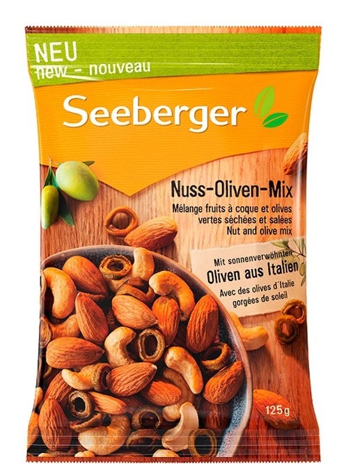 Суміш горіхова з оливками, Seeberger, 125г Суміш горіхова з оливками, Seeberger, 125г фото