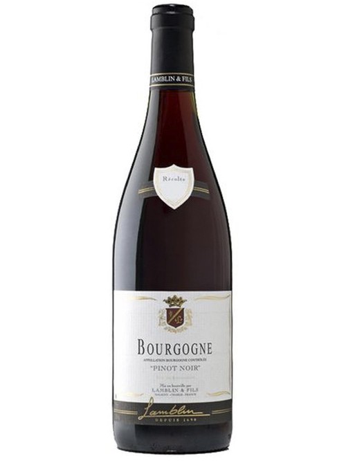 Вино Ламбли Фил Бургунь Пино Нуар / Lamblin Fils Bourgogne Pinot Noir красное сухое 12.5% 0.75л фото