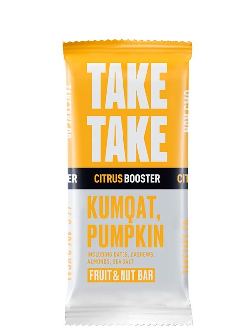 Батончик Цитрус Бустер, Кумкват Гарбуз / Citrus Booster, Kumqat Pumpkin, Take Take, 46г Батончик Цитрус Бустер, Кумкват Гарбуз / Citrus Booster, Kumqat Pumpkin, Take Take, 46г фото