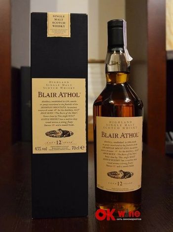 Blair Athol 12 лет 43% 0.7л в коробке, купить виски | OKwine