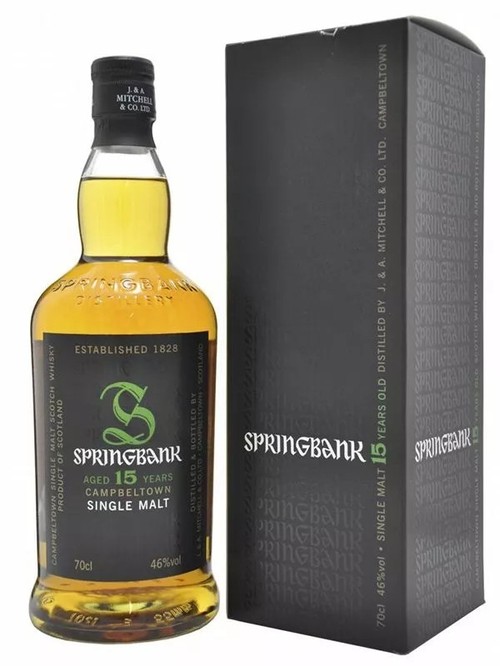 Виски Спрингбанк / Springbank, 15 лет, 46%, 0.7л, в коробке