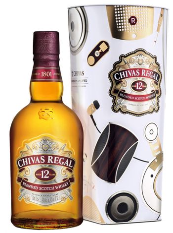 Chivas Regal 12 лет 0.7л в металлической коробке | OKwine