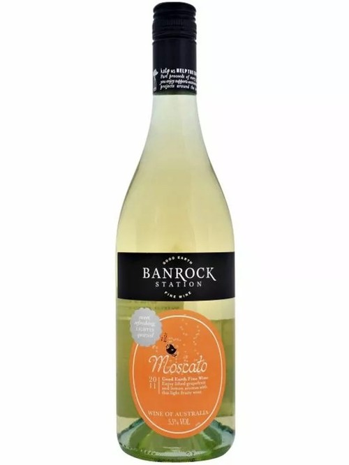 Вино Москато / Moscato, Banrock Station, белое полусладкое 5.5% 0.75л