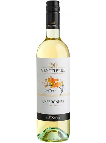 Chardonnay Ventiterre Zonin купить белое сухое вино 0.75л