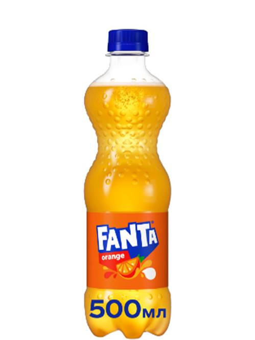 Напиток Фанта Апельсин / Fanta Orange, ПЭТ, 0.5л фото