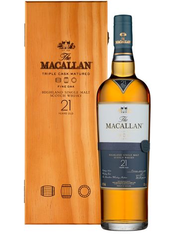 Macallan Fine Oak 21 год 43% 0.7л виски в коробке | OKwine