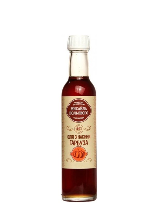 Масло из тыквенных семян, ТМ "Фермерське господарство Михайла Польового", 0.5л Масло из тыквенных семян, ТМ "Фермерське господарство Михайла Польового", 0.5л фото