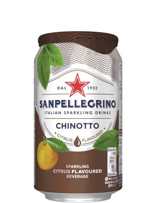 Напиток Кинотто/ Chinotto, San Pellegrino, газ., ж/б, 0.33л