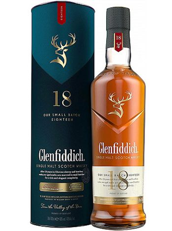 Виски Glenfiddich 18 лет 0.7л в подарочной коробке | OKwine
