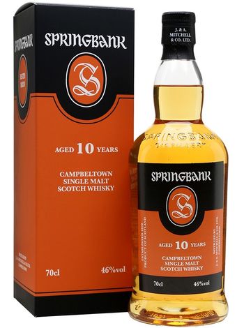 Springbank 10 лет 46% 0.7л в коробке, купить виски | OKwine