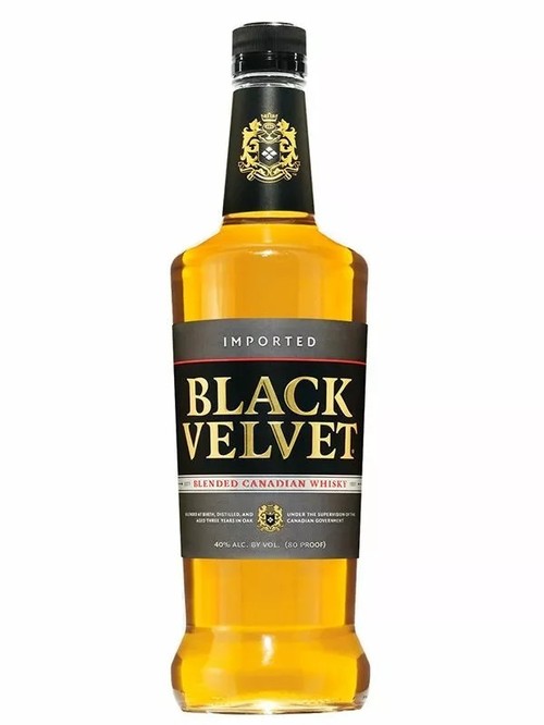 Віскі Блек Вельвет / Black Velvet, 3 роки, 40%, 1л Віскі Блек Вельвет / Black Velvet, 3 роки, 40%, 1л фото