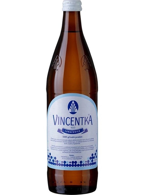 Минеральная вода Винцентка / Vincentka, газированная, стекло, 0.7л фото