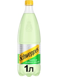 Напій газований Швепс, Мохіто / Schweppes, Classic Mojito, 1л фото
