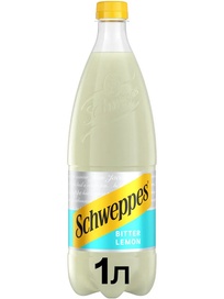 Напій газований Швепс, Бітер Лимон / Schweppes, Bitter Lemon, 1л фото