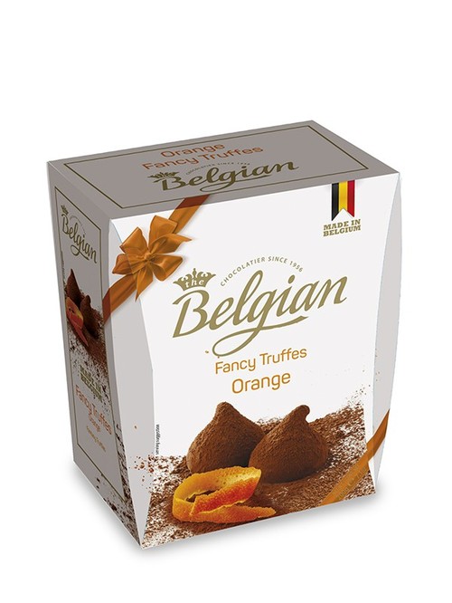 Набор шоколадных трюфельных конфет с апельсиновой начинкой, The Belgian, 200г Набор шоколадных трюфельных конфет с апельсиновой начинкой, The Belgian, 200г фото