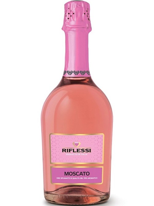 Игристое вино Москато Спуманте, Рифлесси / Moscato Spumante, Riflessi, розовое сладкое 0.75л Игристое вино Москато Спуманте, Рифлесси / Moscato Spumante, Riflessi, розовое сладкое 0.75л фото